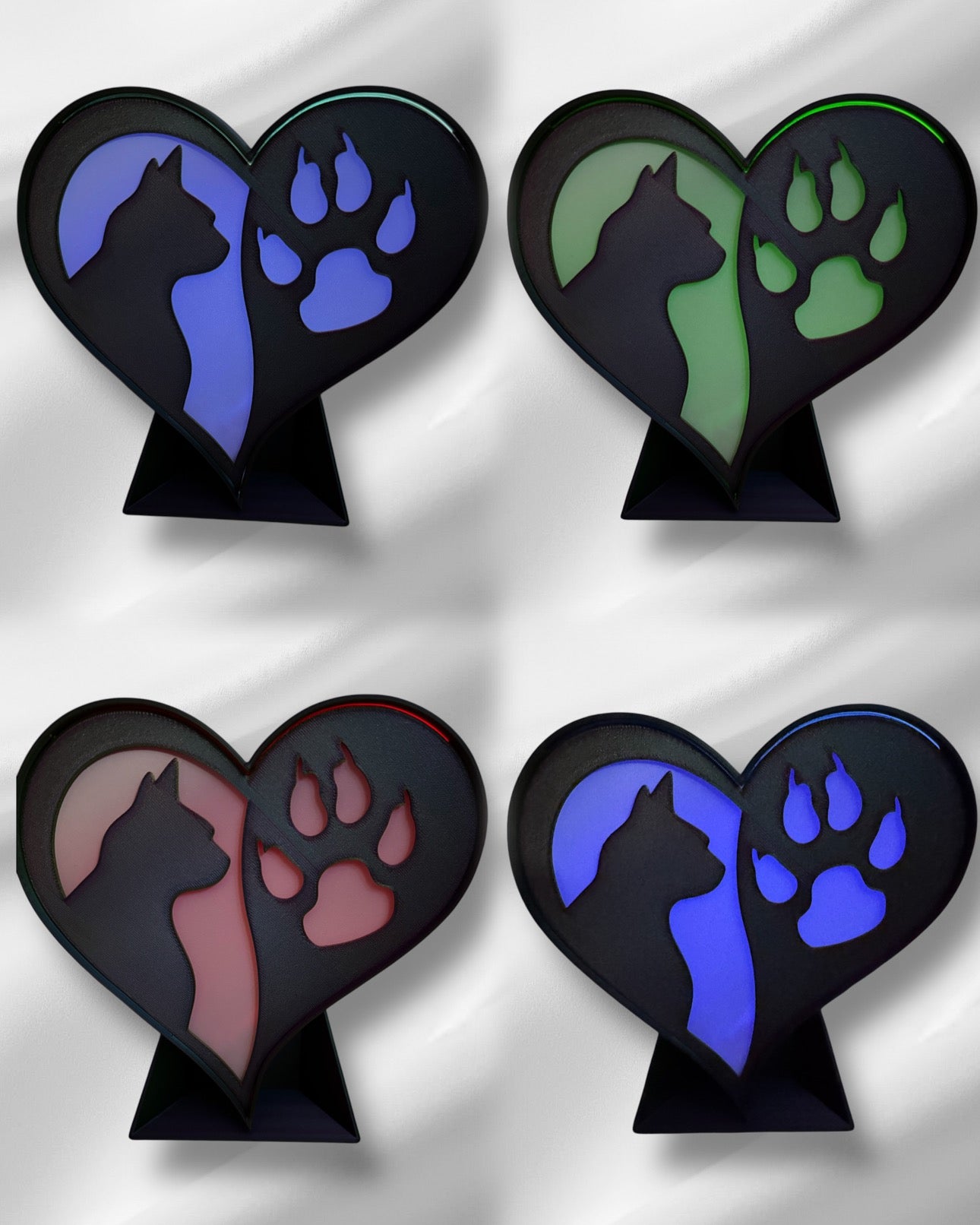 Led Farbwechsel Lampe „Katze“